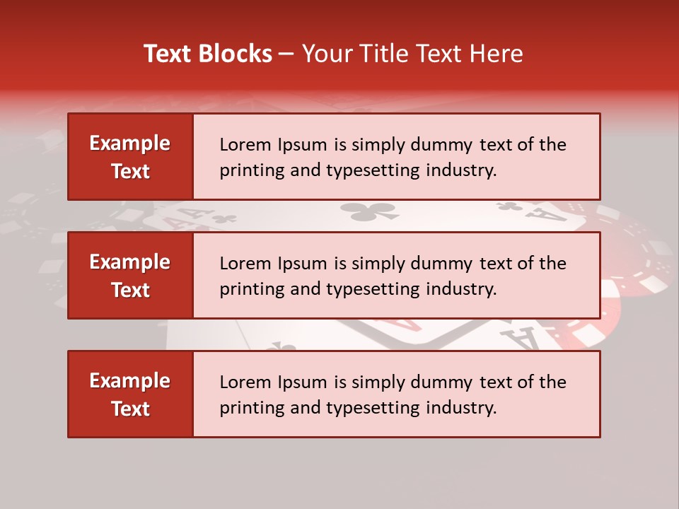 Close Betting Casino PowerPoint Template