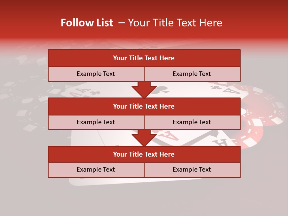 Close Betting Casino PowerPoint Template