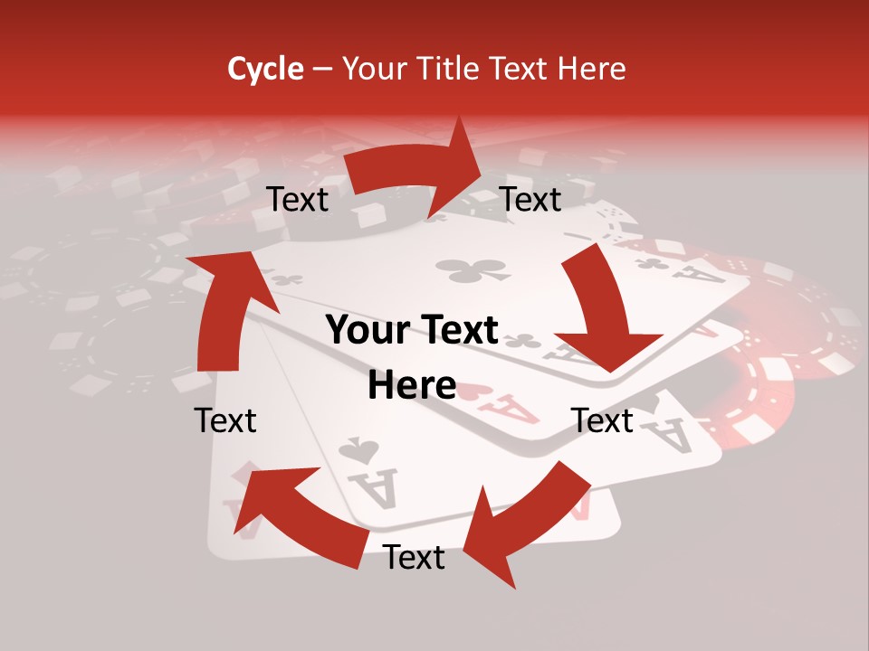 Close Betting Casino PowerPoint Template