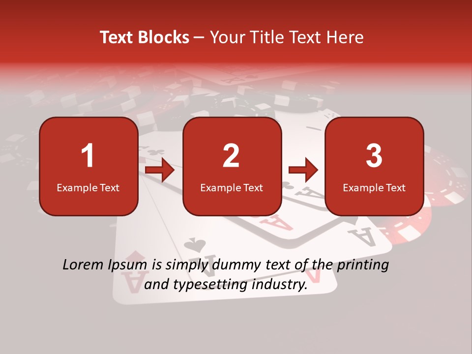 Close Betting Casino PowerPoint Template