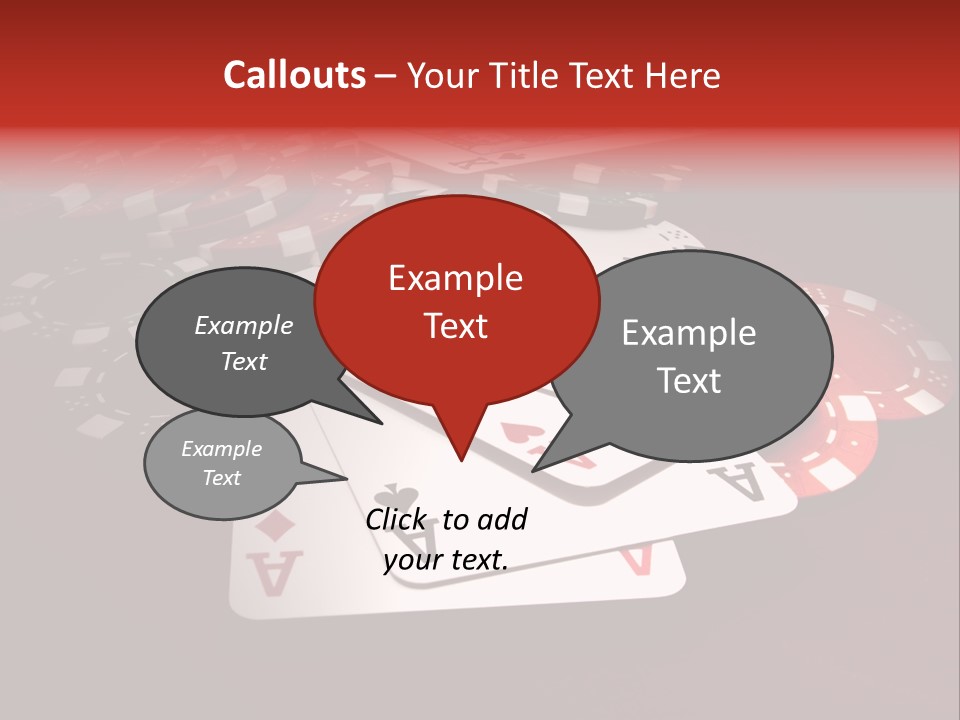 Close Betting Casino PowerPoint Template