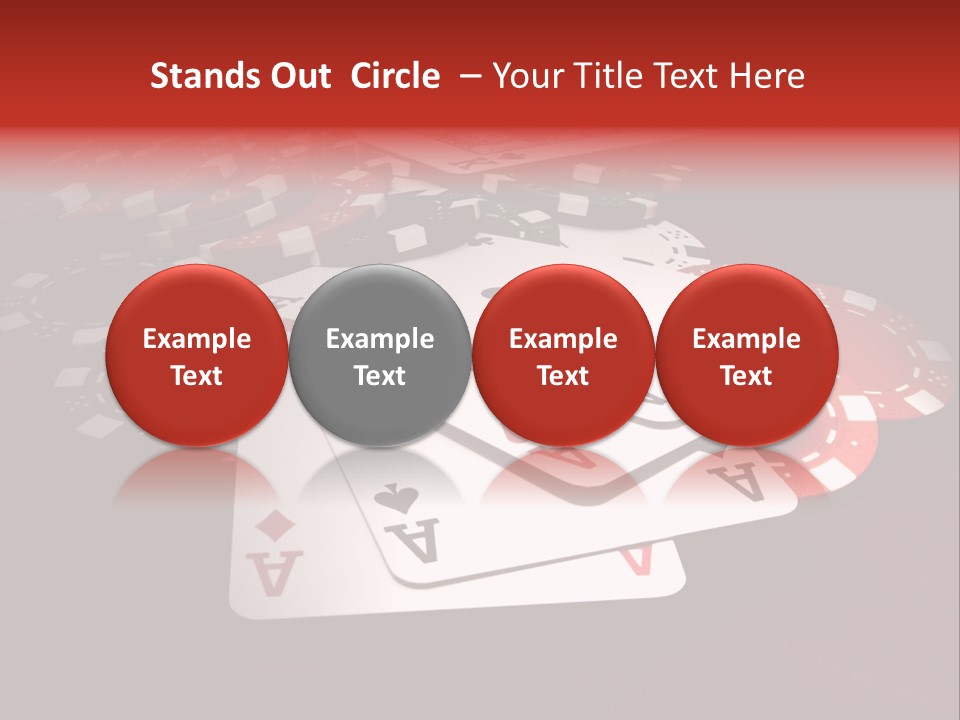 Close Betting Casino PowerPoint Template