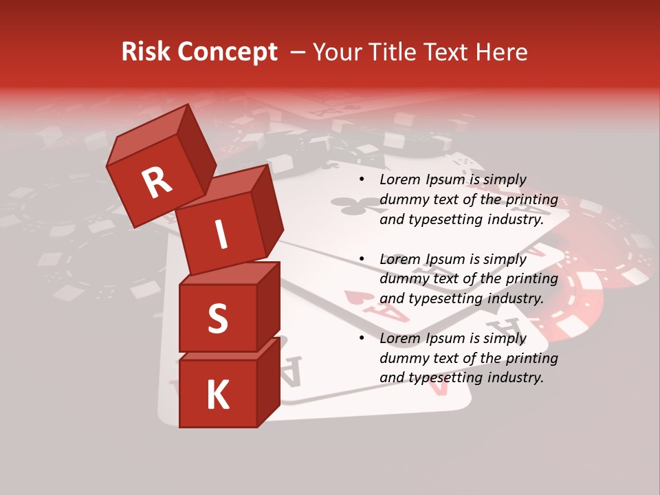 Close Betting Casino PowerPoint Template