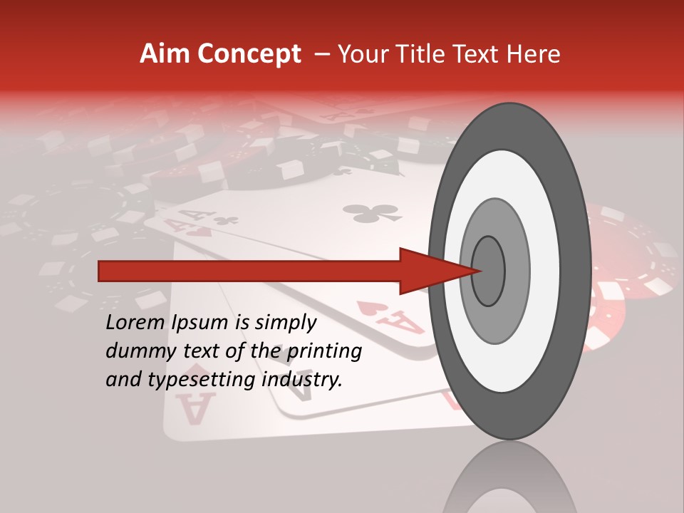 Close Betting Casino PowerPoint Template