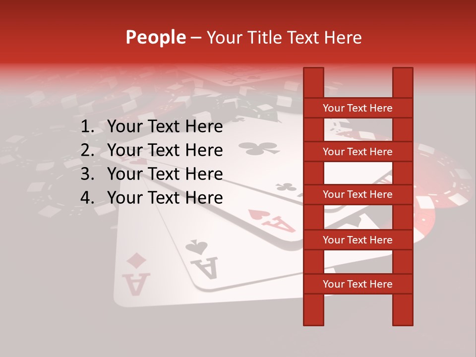 Close Betting Casino PowerPoint Template