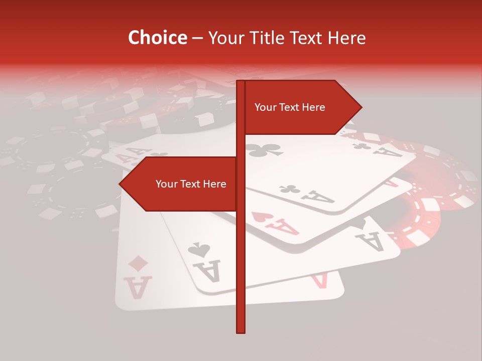 Close Betting Casino PowerPoint Template