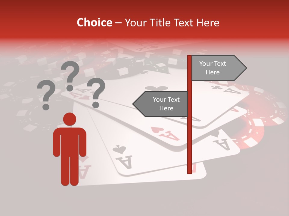 Close Betting Casino PowerPoint Template