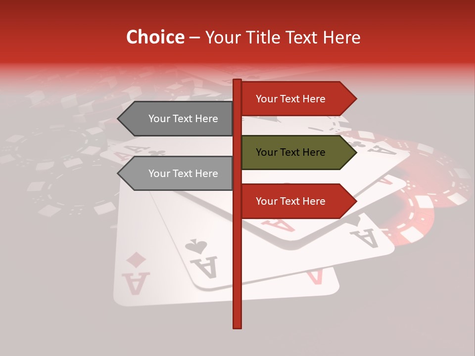 Close Betting Casino PowerPoint Template