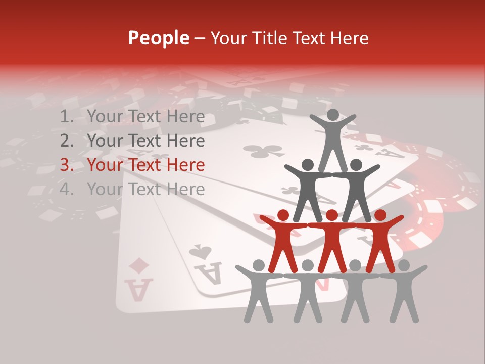 Close Betting Casino PowerPoint Template