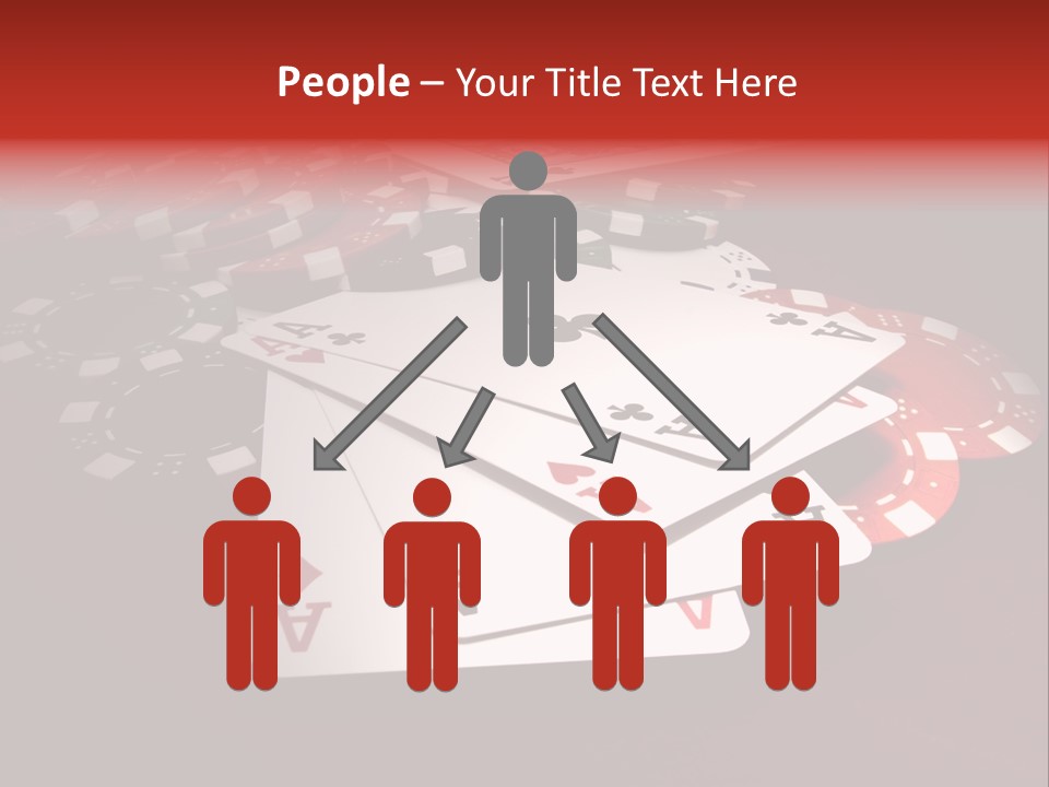 Close Betting Casino PowerPoint Template