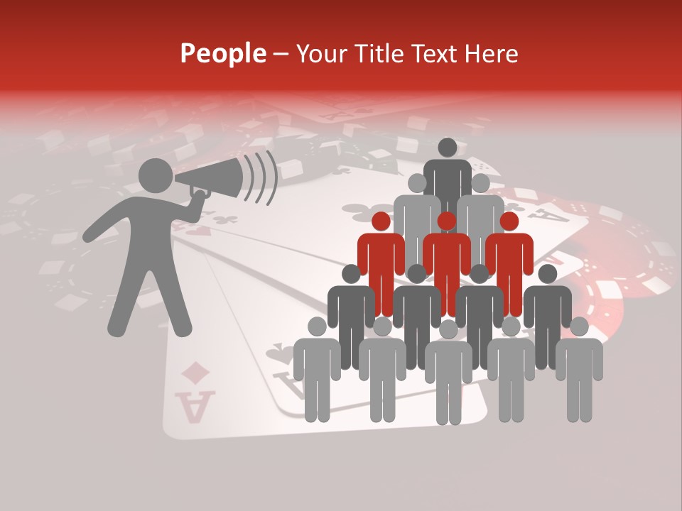 Close Betting Casino PowerPoint Template