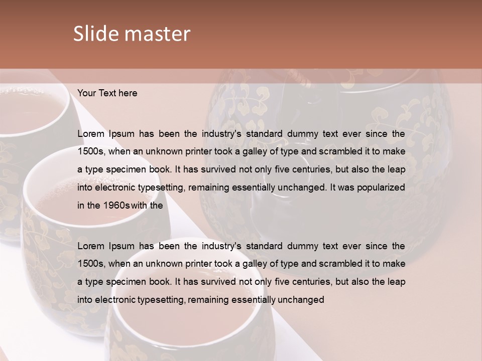 Pot Zen Drink PowerPoint Template