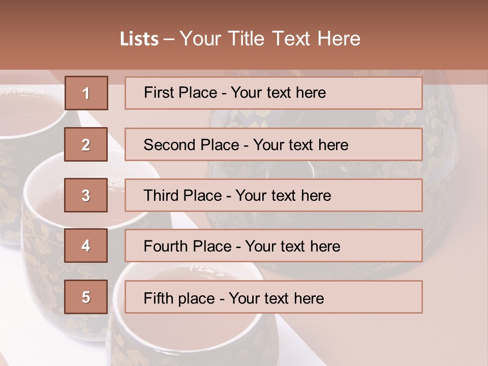 Pot Zen Drink PowerPoint Template