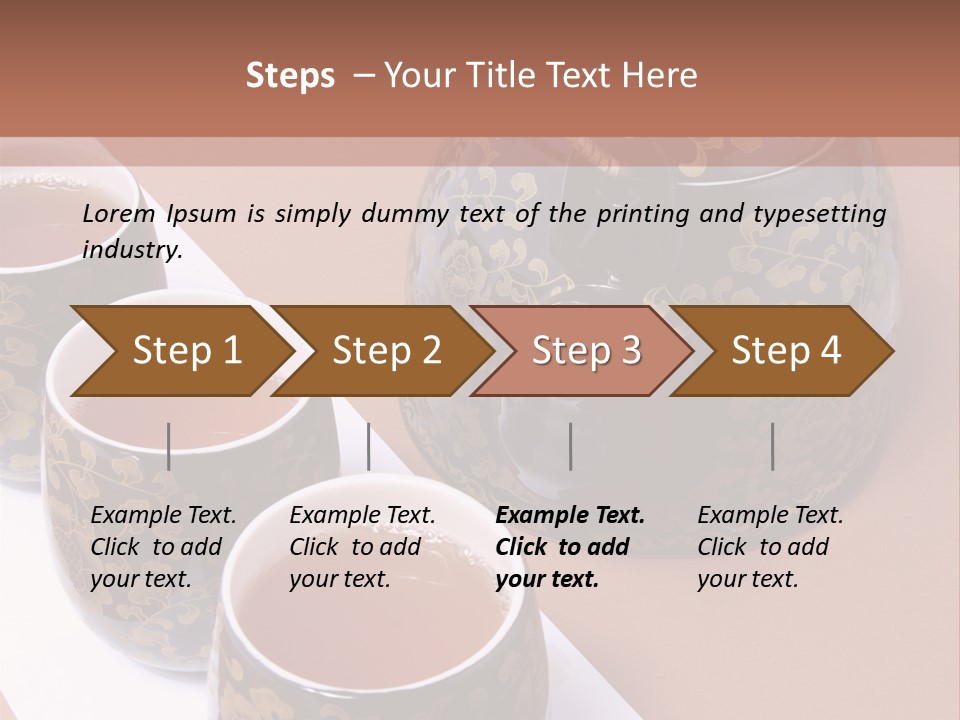 Pot Zen Drink PowerPoint Template