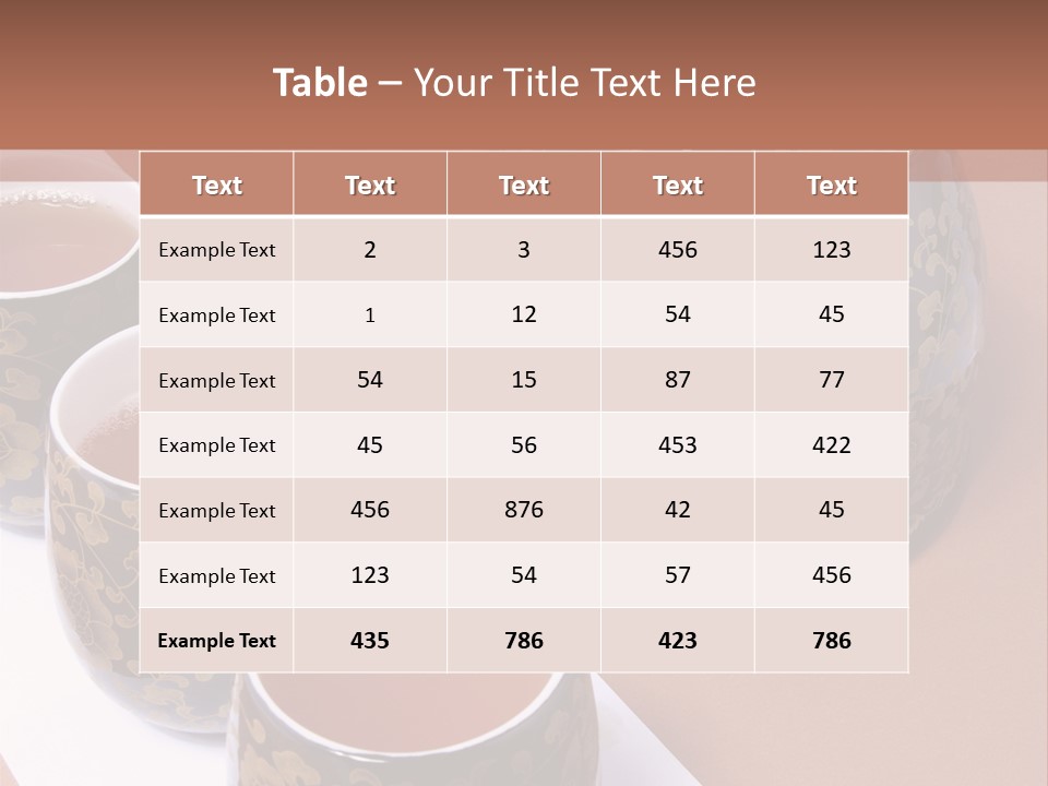 Pot Zen Drink PowerPoint Template