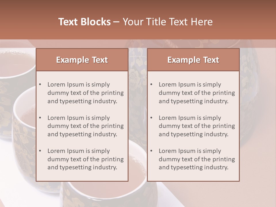 Pot Zen Drink PowerPoint Template