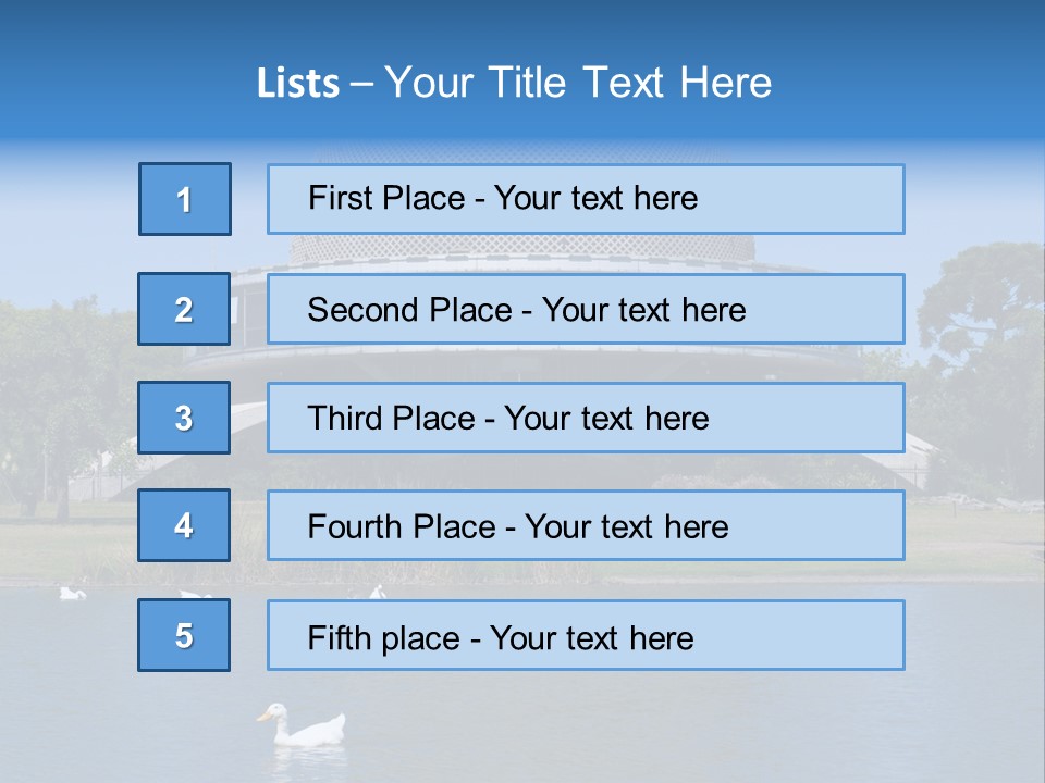 Summer Food Layered PowerPoint Template