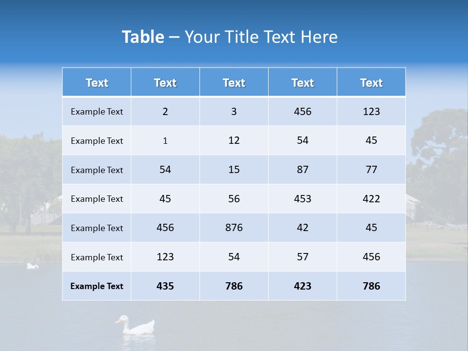 Summer Food Layered PowerPoint Template
