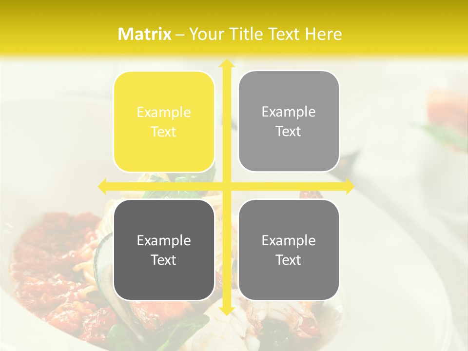 Bowl Noodles Sauce PowerPoint Template