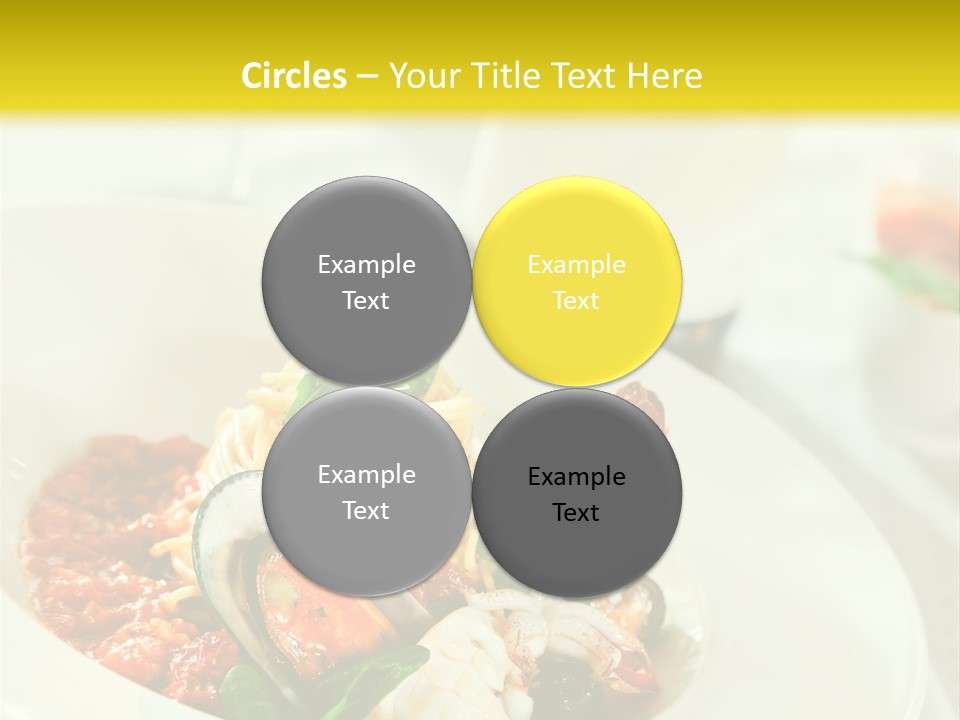 Bowl Noodles Sauce PowerPoint Template