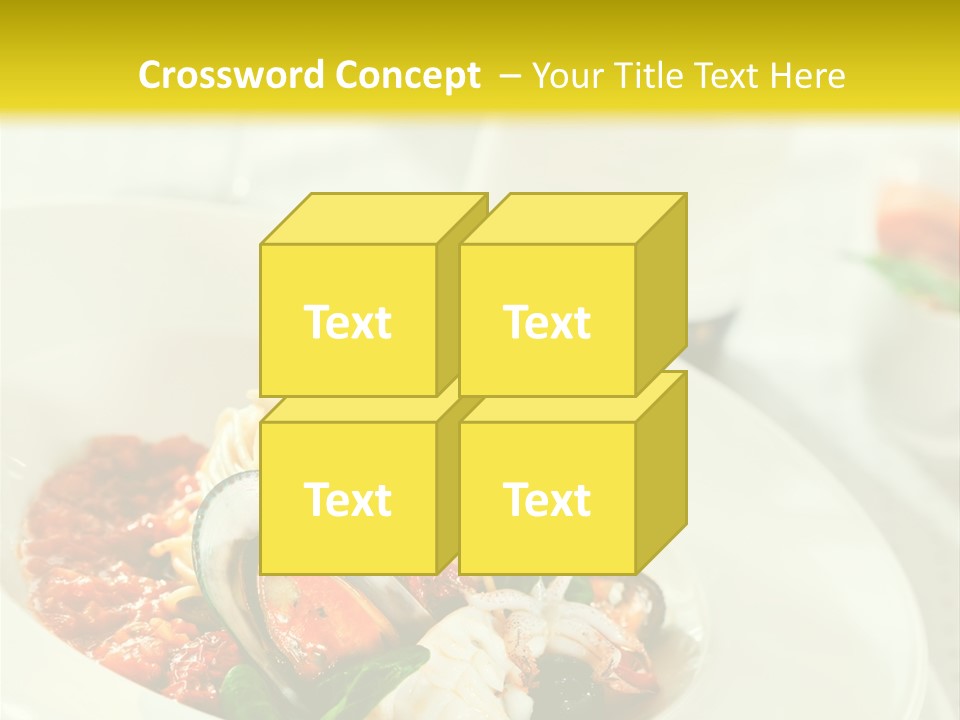 Bowl Noodles Sauce PowerPoint Template