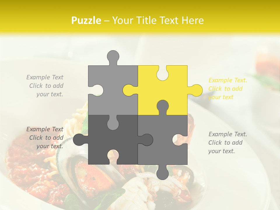 Bowl Noodles Sauce PowerPoint Template