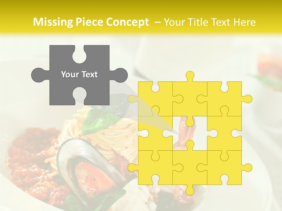 Bowl Noodles Sauce PowerPoint Template