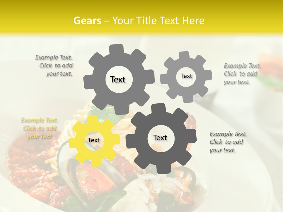 Bowl Noodles Sauce PowerPoint Template