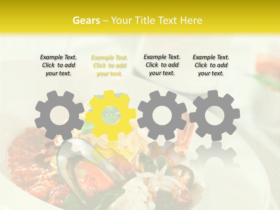 Bowl Noodles Sauce PowerPoint Template