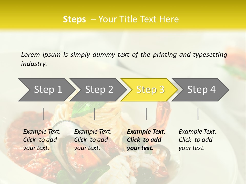 Bowl Noodles Sauce PowerPoint Template