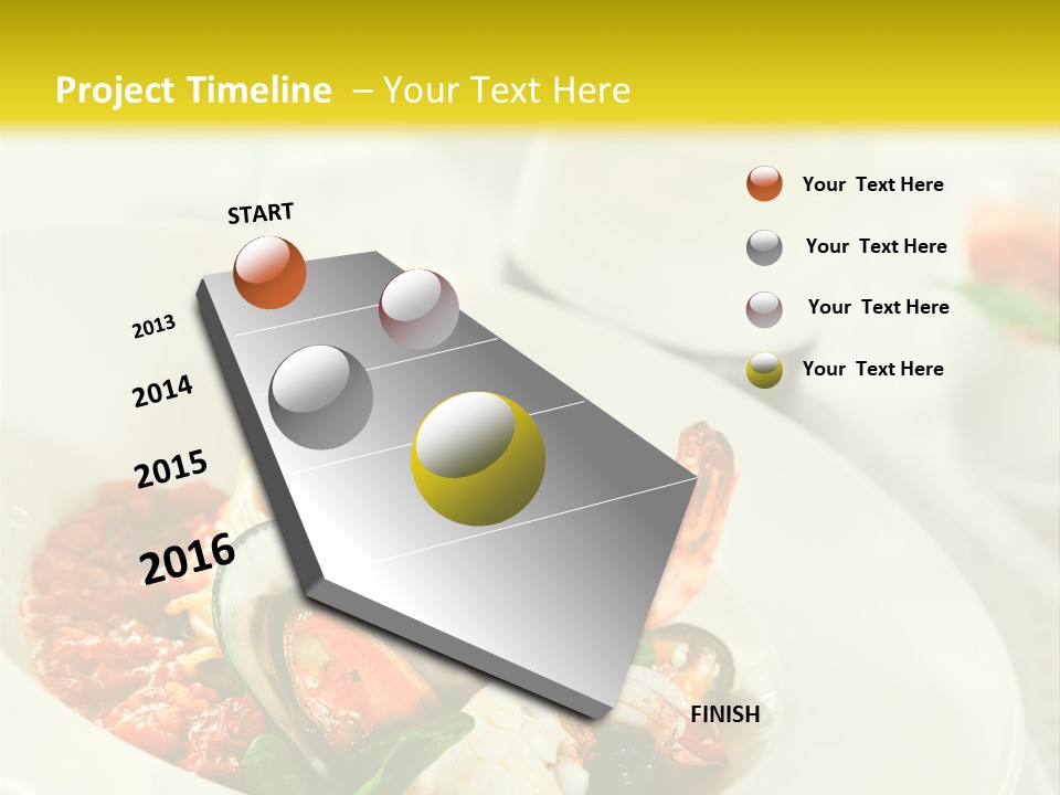 Bowl Noodles Sauce PowerPoint Template