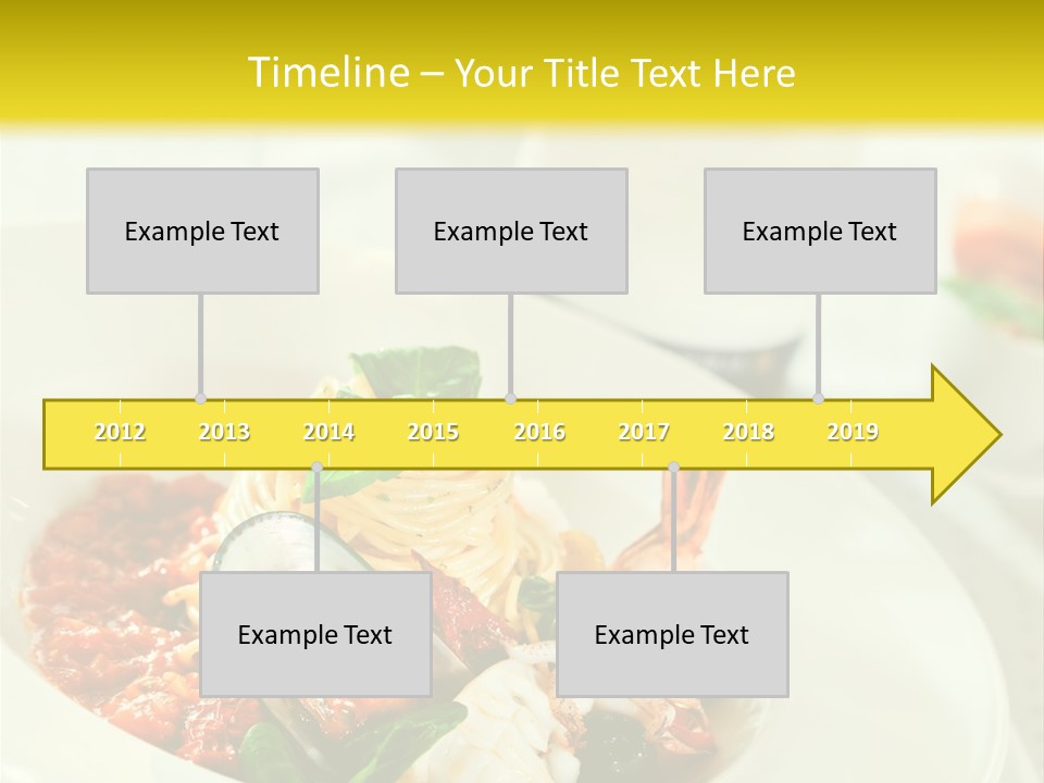Bowl Noodles Sauce PowerPoint Template