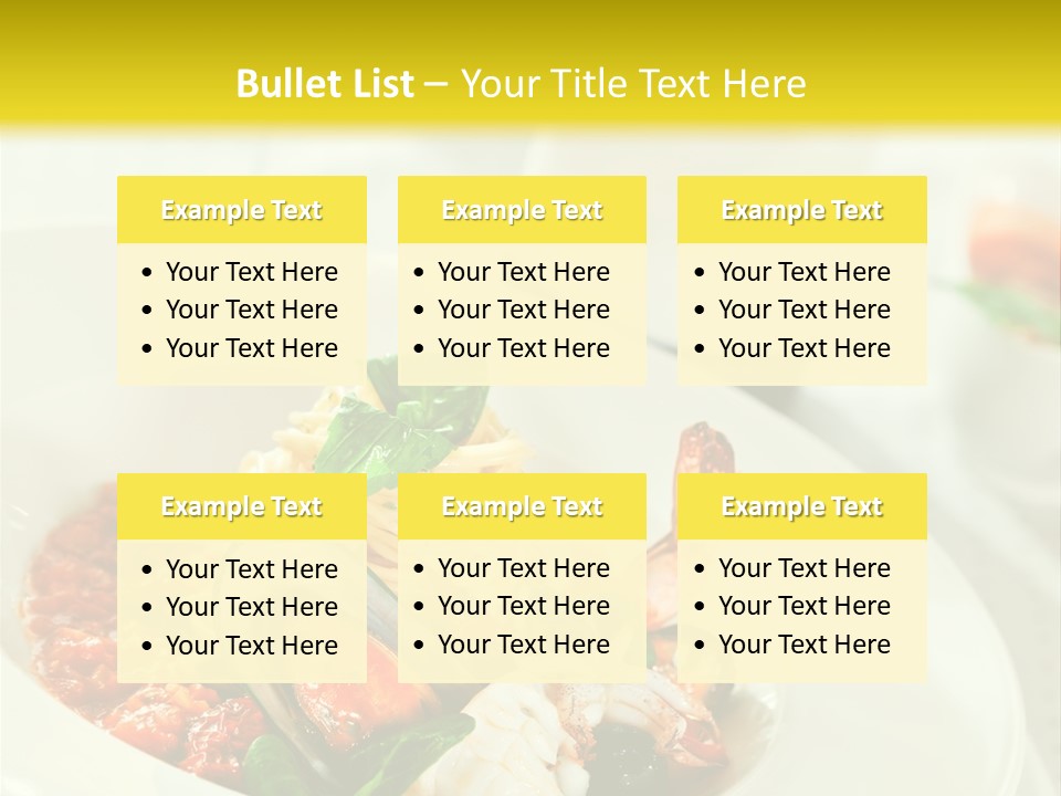 Bowl Noodles Sauce PowerPoint Template
