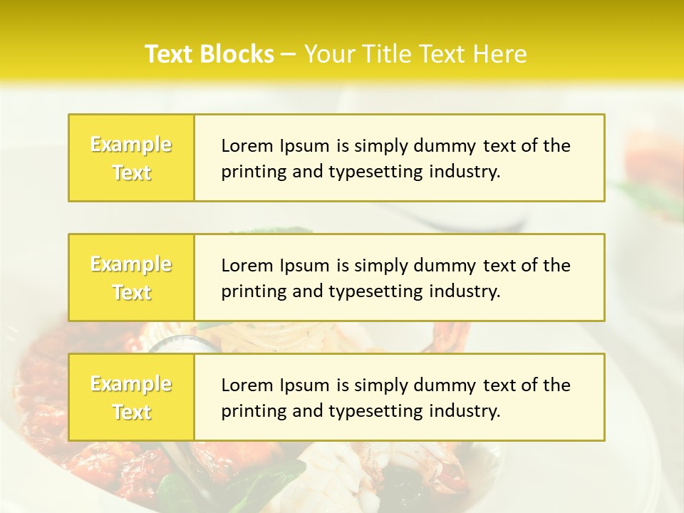 Bowl Noodles Sauce PowerPoint Template