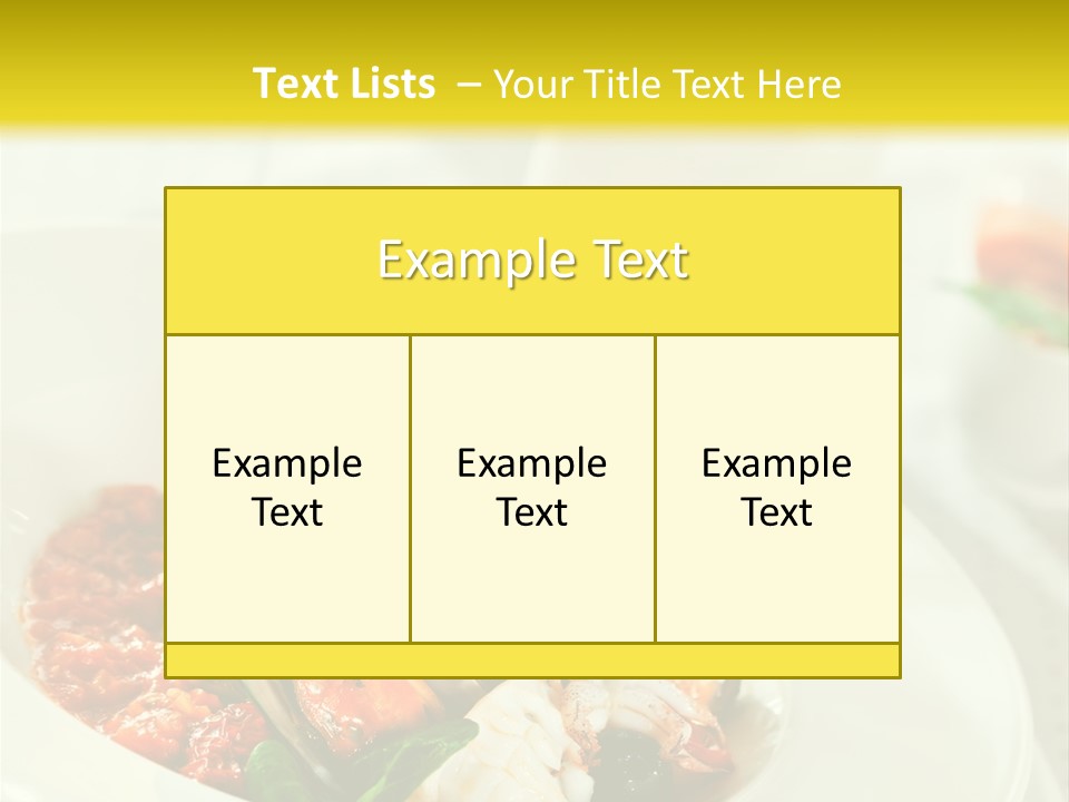 Bowl Noodles Sauce PowerPoint Template