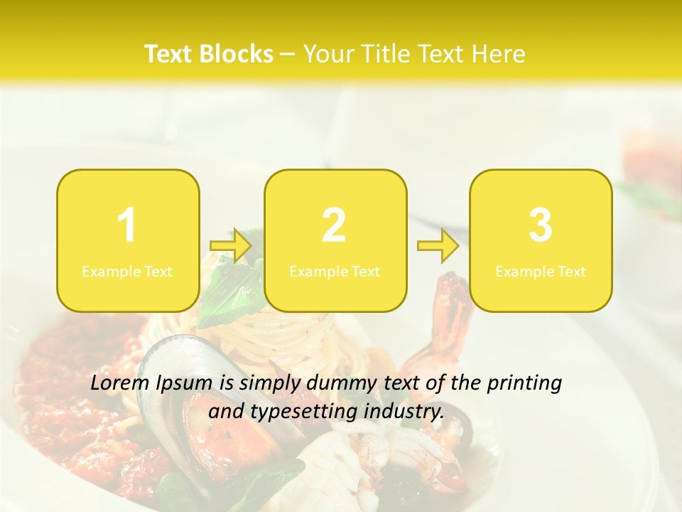Bowl Noodles Sauce PowerPoint Template