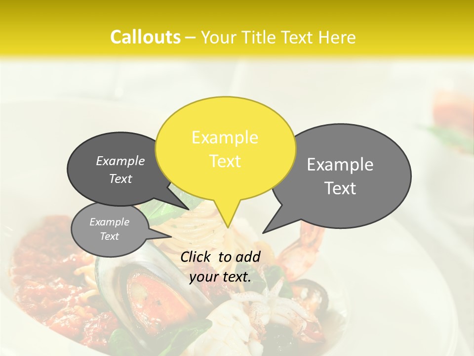 Bowl Noodles Sauce PowerPoint Template