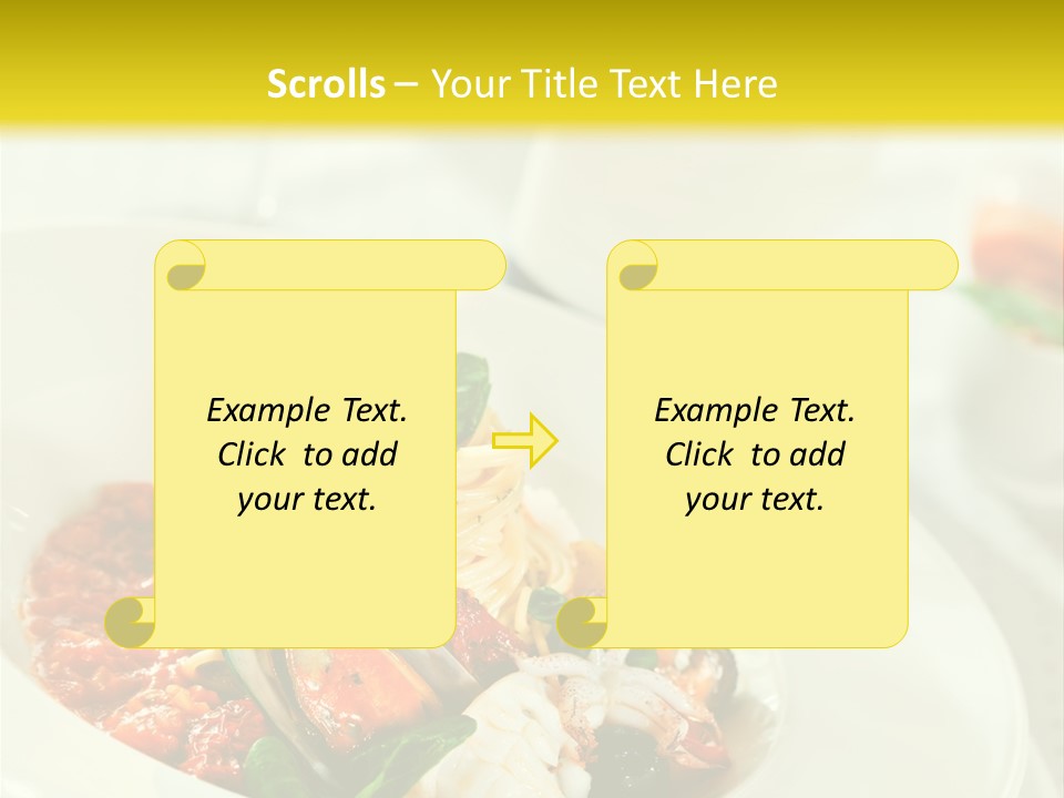 Bowl Noodles Sauce PowerPoint Template