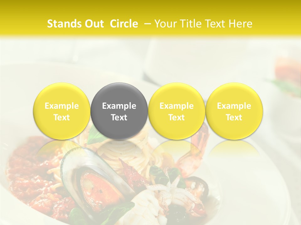 Bowl Noodles Sauce PowerPoint Template