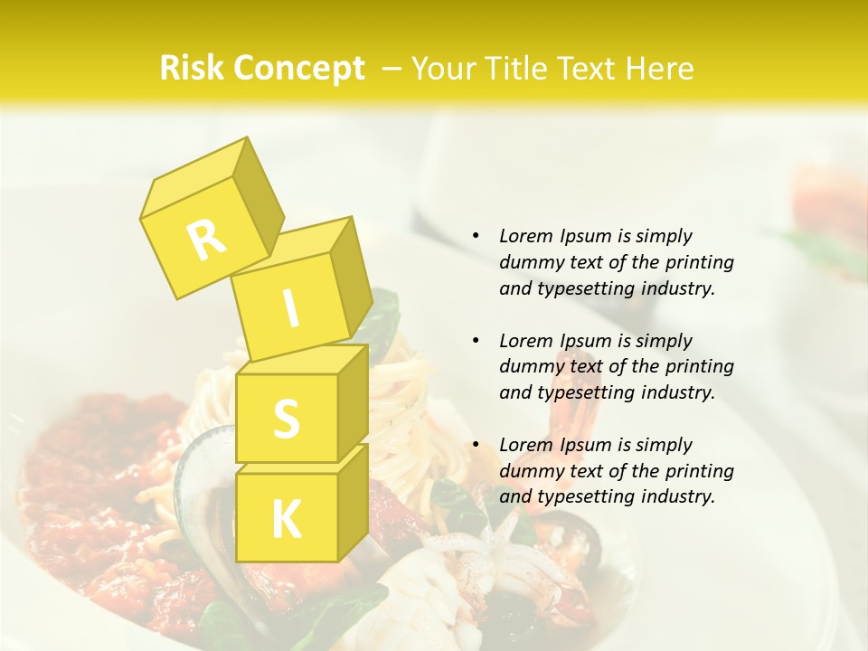 Bowl Noodles Sauce PowerPoint Template