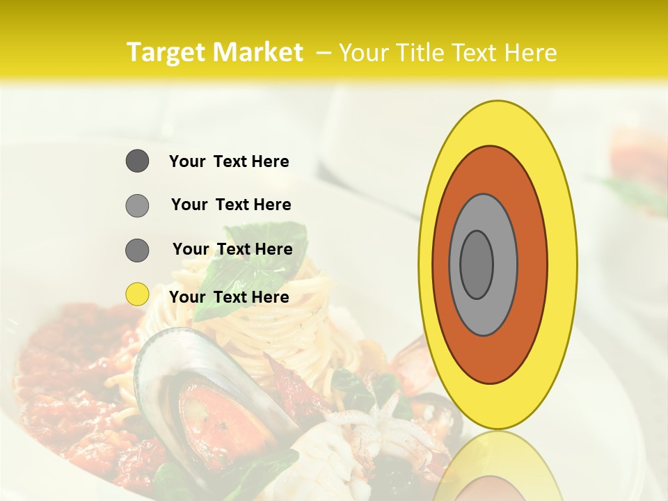 Bowl Noodles Sauce PowerPoint Template