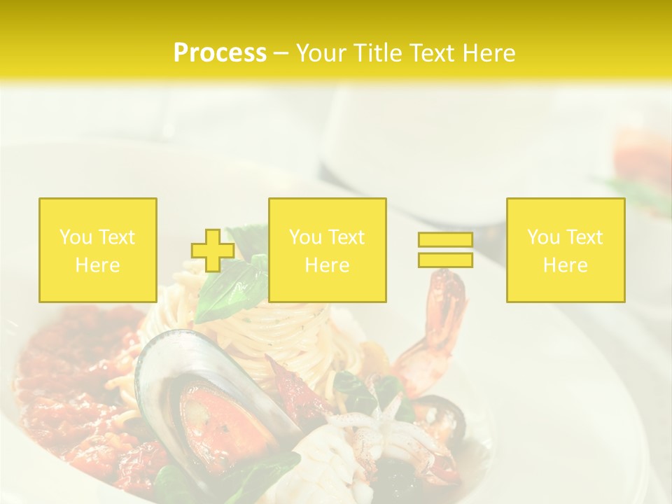 Bowl Noodles Sauce PowerPoint Template