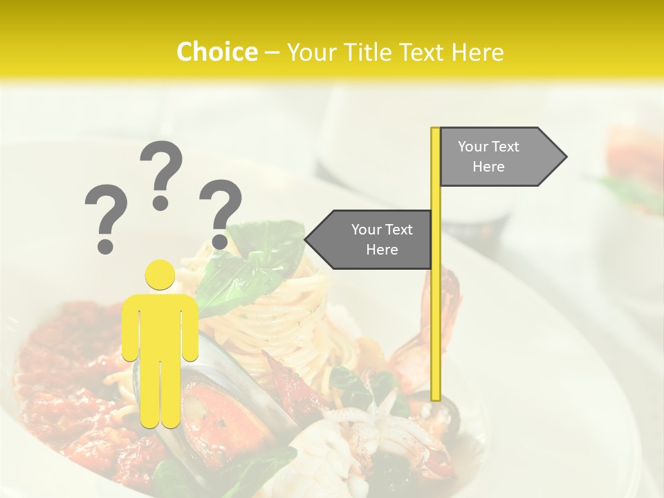 Bowl Noodles Sauce PowerPoint Template