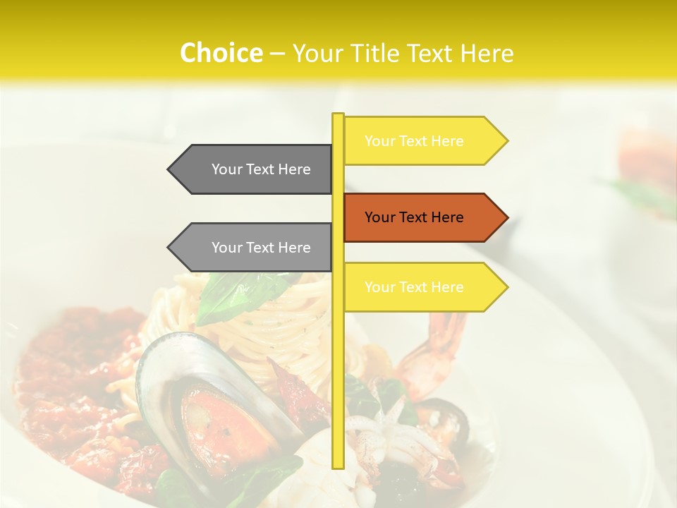 Bowl Noodles Sauce PowerPoint Template