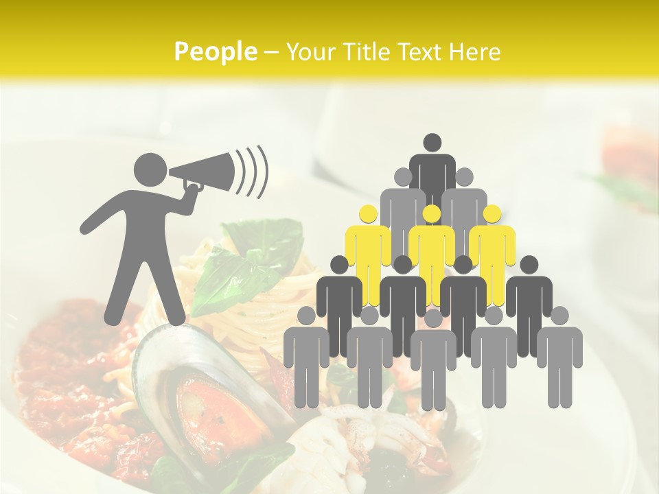 Bowl Noodles Sauce PowerPoint Template