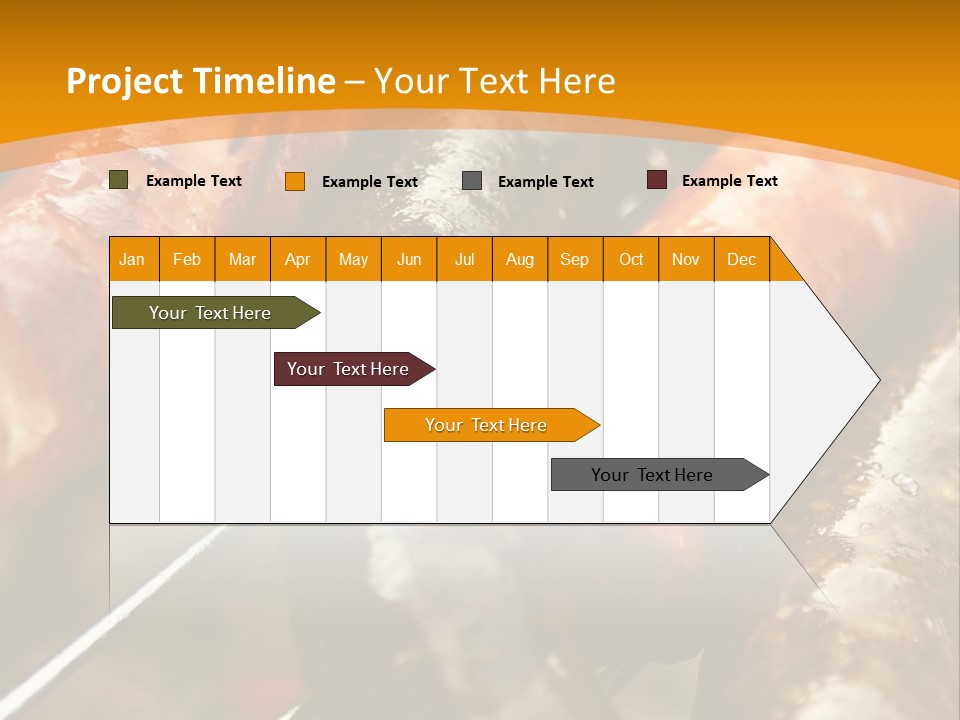 Barbeque Sausage Nutrition PowerPoint Template