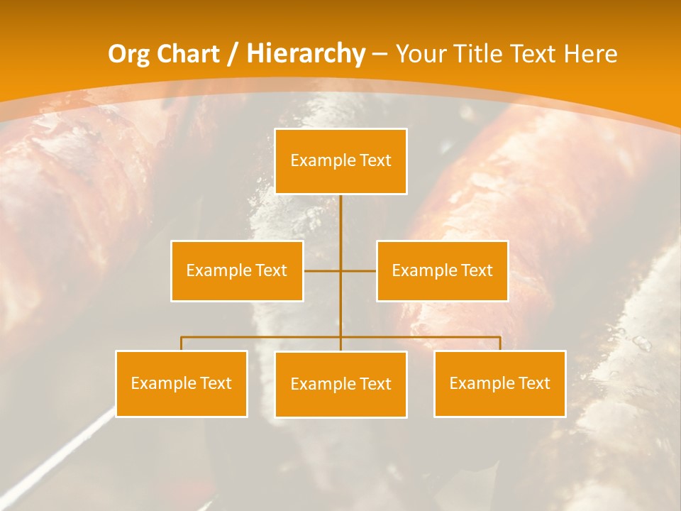 Barbeque Sausage Nutrition PowerPoint Template