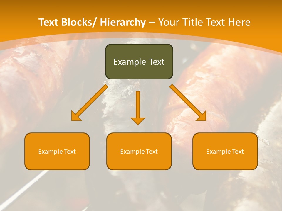 Barbeque Sausage Nutrition PowerPoint Template