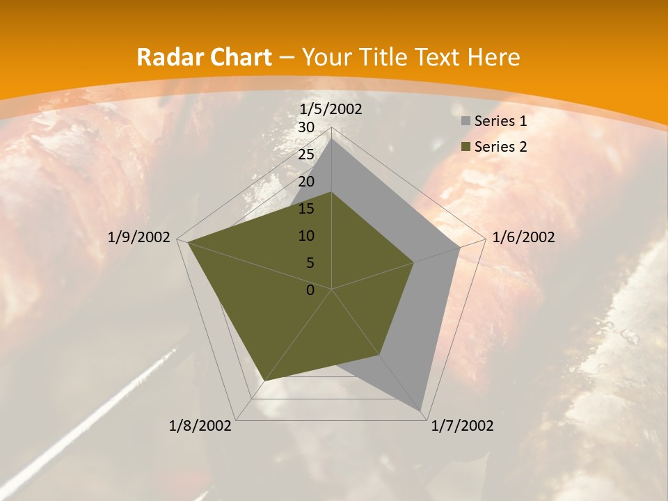 Barbeque Sausage Nutrition PowerPoint Template
