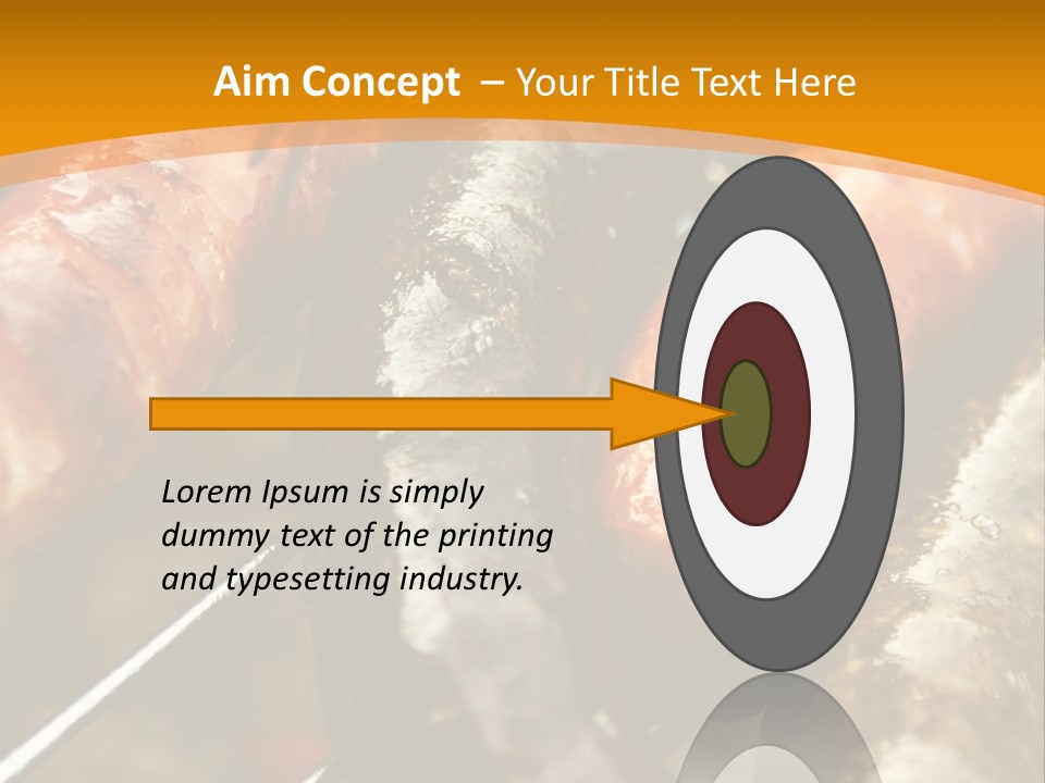 Barbeque Sausage Nutrition PowerPoint Template